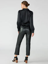 Load image into Gallery viewer, Carnaby Kick Crop Pant - Black Leather
