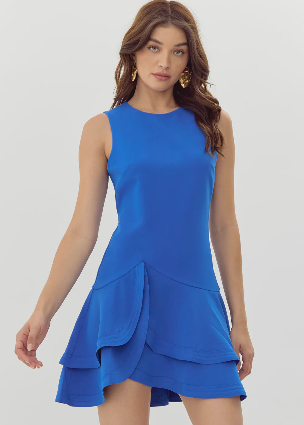 Tiered Ruffle Hem Dress