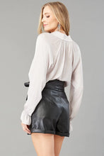 Load image into Gallery viewer, Satin Peasant Blouse
