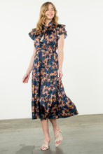 Load image into Gallery viewer, Flutter Sleeve Print Dress
